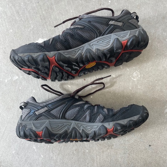 Merrell All Out Blaze Aero‎ Sport Hiking Water Shoes Mens 9.5 gray Black Red main image 15